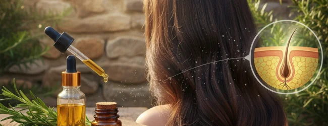 როზმარინის ზეთი თმის ცვენისთვის