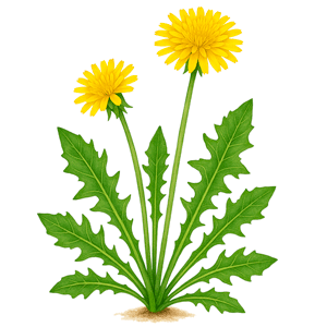 ბაბუაწვერას ფოთლები და ყვავილები (Taraxaci Folium cum Flore)