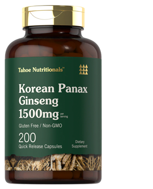 კორეული ჟენშენის ფესვები კაფსულებში  