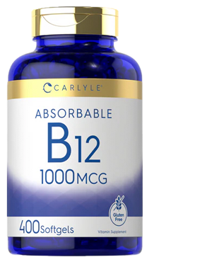 ვიტამინი B-12 - 400 კაფსულა, 1000 მკგ