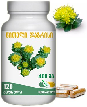წითელი ჯაგრისი კაფსულებში კრასნაია შოტკა