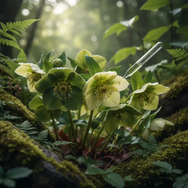 ჰელებორინი-ის ბუნებრივი წყარო და ლაბორატორიული კვლევა